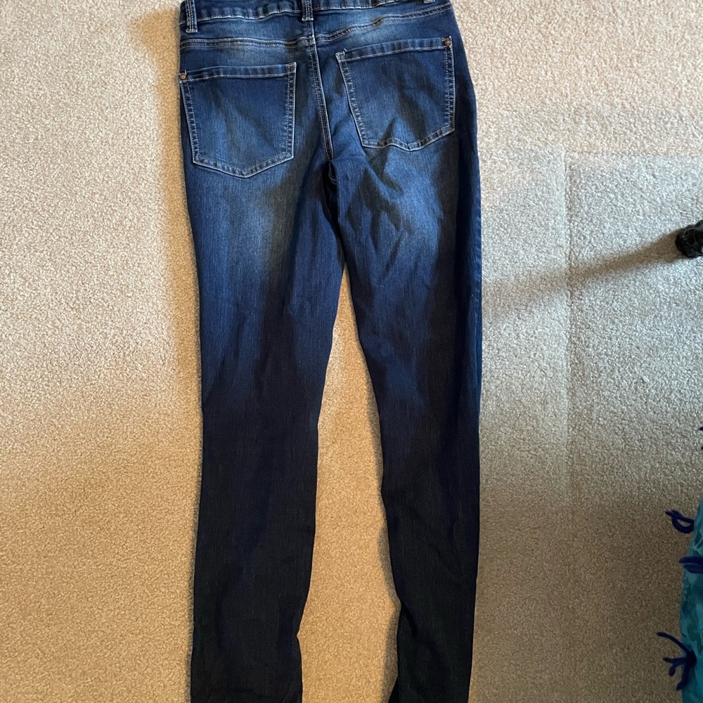 Dark blue skinny jeans